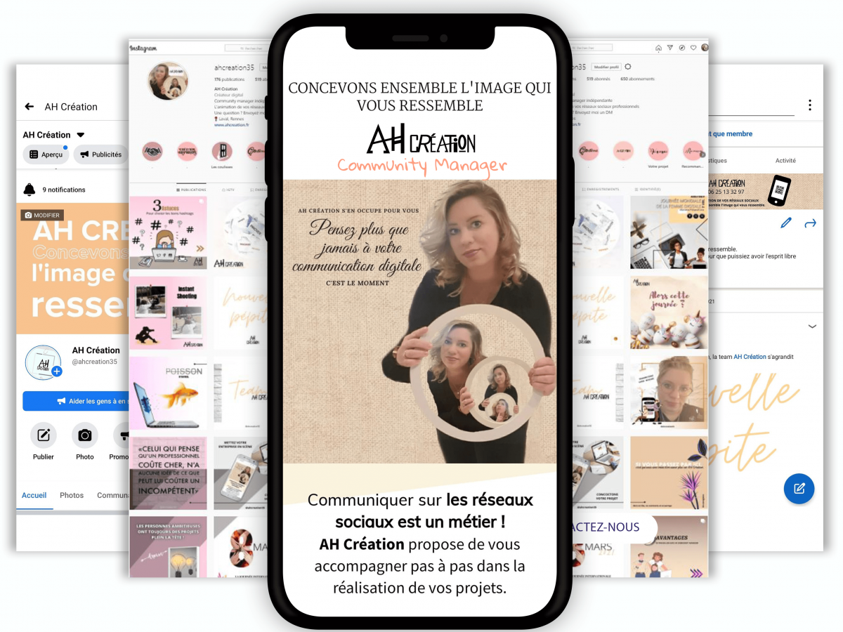 Fil d'actualité harmonieux en suivant la charte graphique.